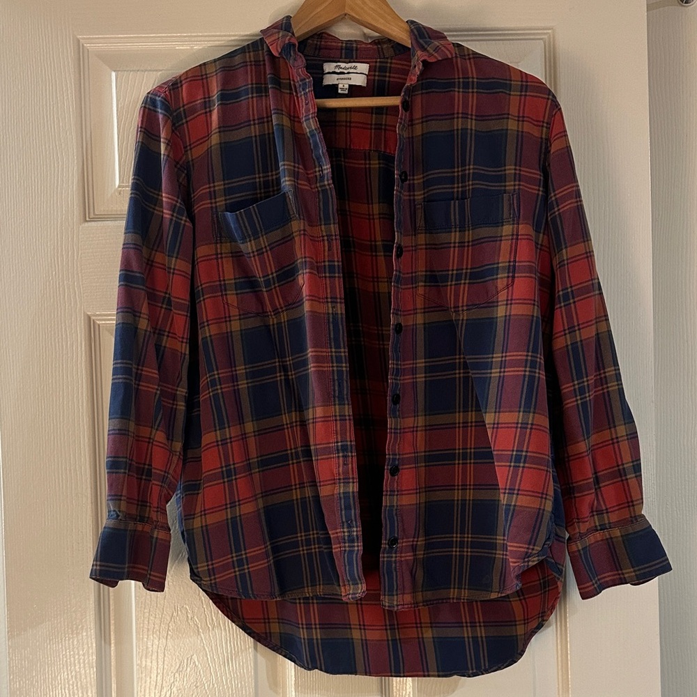 Madewell Plaid Oversized Shirt